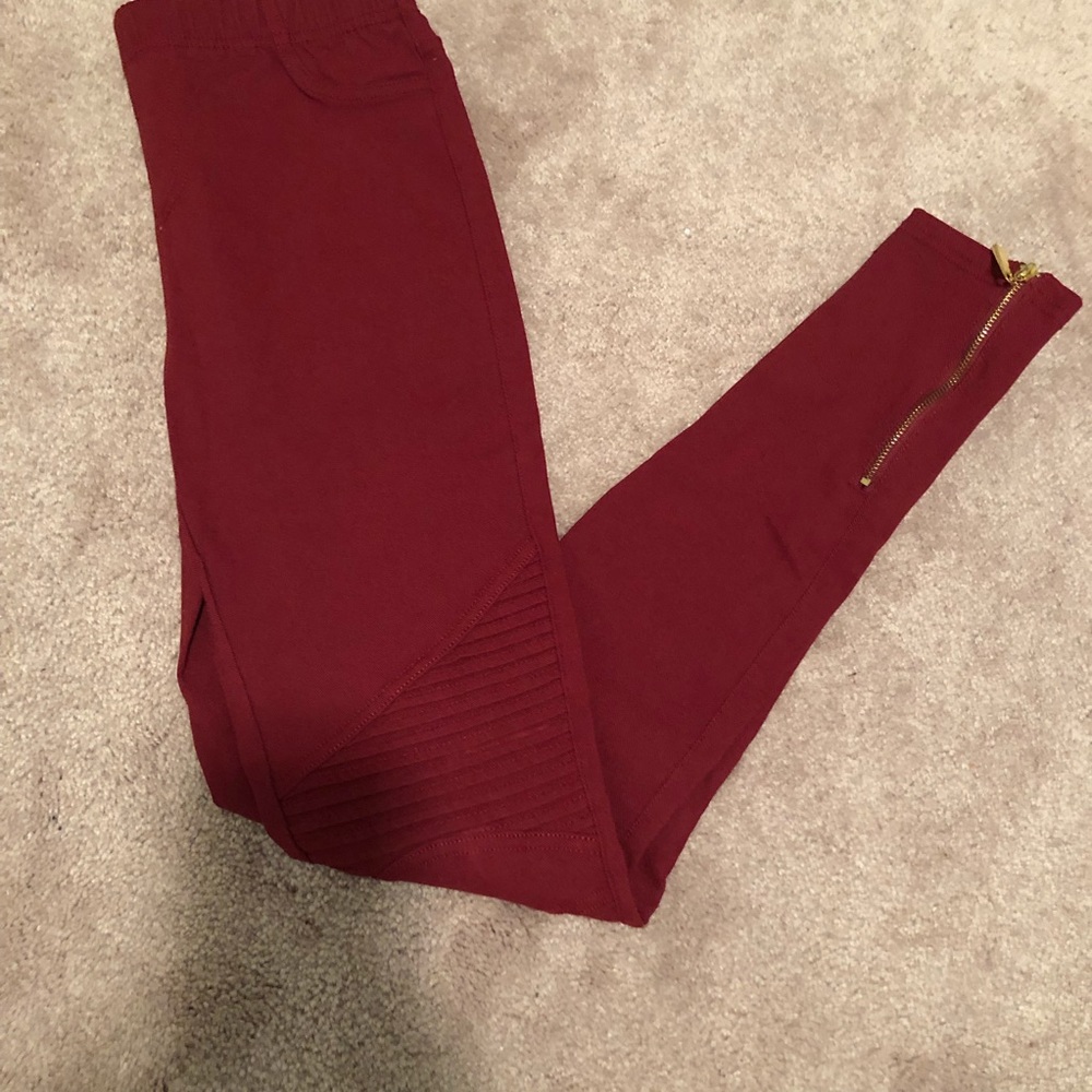 Jegging Style Leggings with Zippers